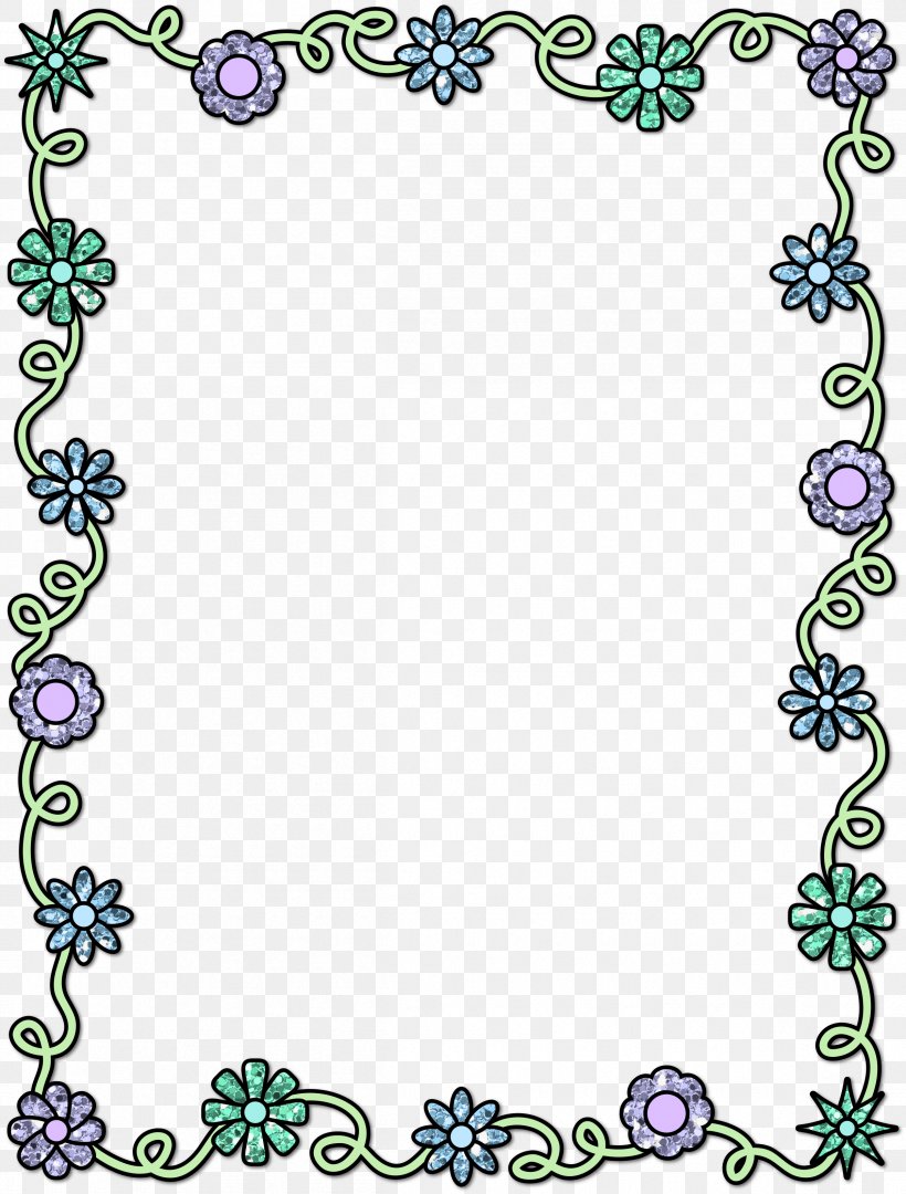 Paper Decorative Borders Floral Design Drawing, PNG, 2405x3169px, Paper, Area, Art, Body Jewelry, Border Download Free