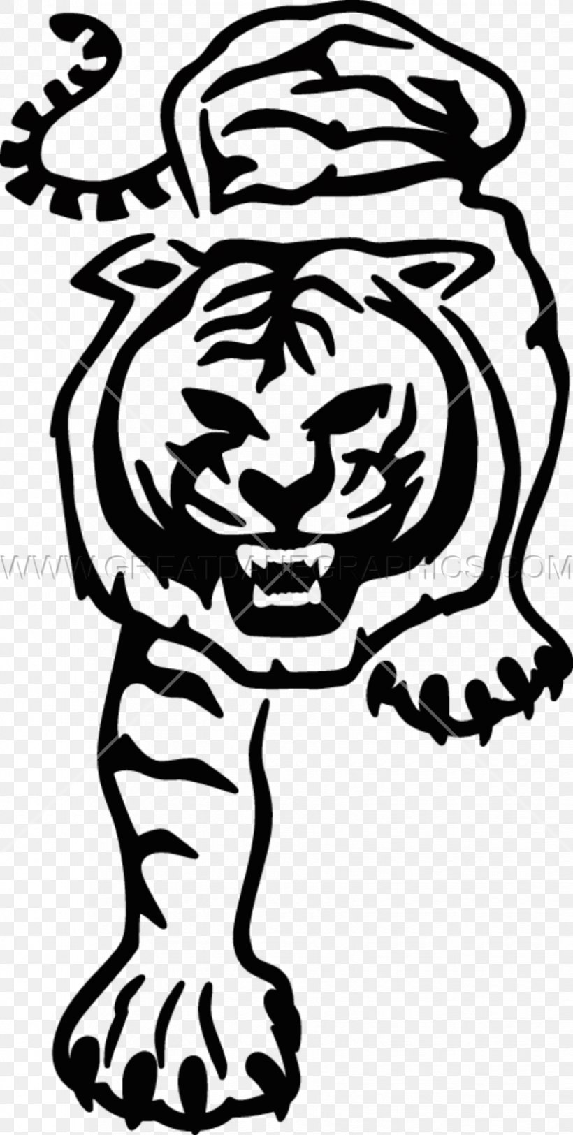 Tiger Visual Arts Clip Art, PNG, 825x1635px, Tiger, Art, Artwork, Big Cats, Black Download Free