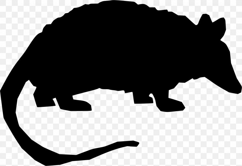 Giant Armadillo Canidae Nine-banded Armadillo Clip Art, PNG, 2134x1470px, Armadillo, Animal, Armour, Black, Black And White Download Free