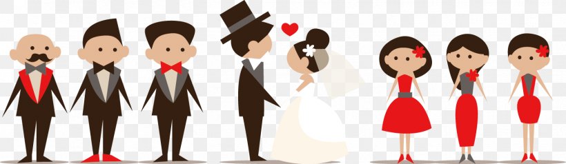 Wedding Invitation Bridegroom Cartoon, PNG, 1521x443px, Watercolor, Cartoon, Flower, Frame, Heart Download Free