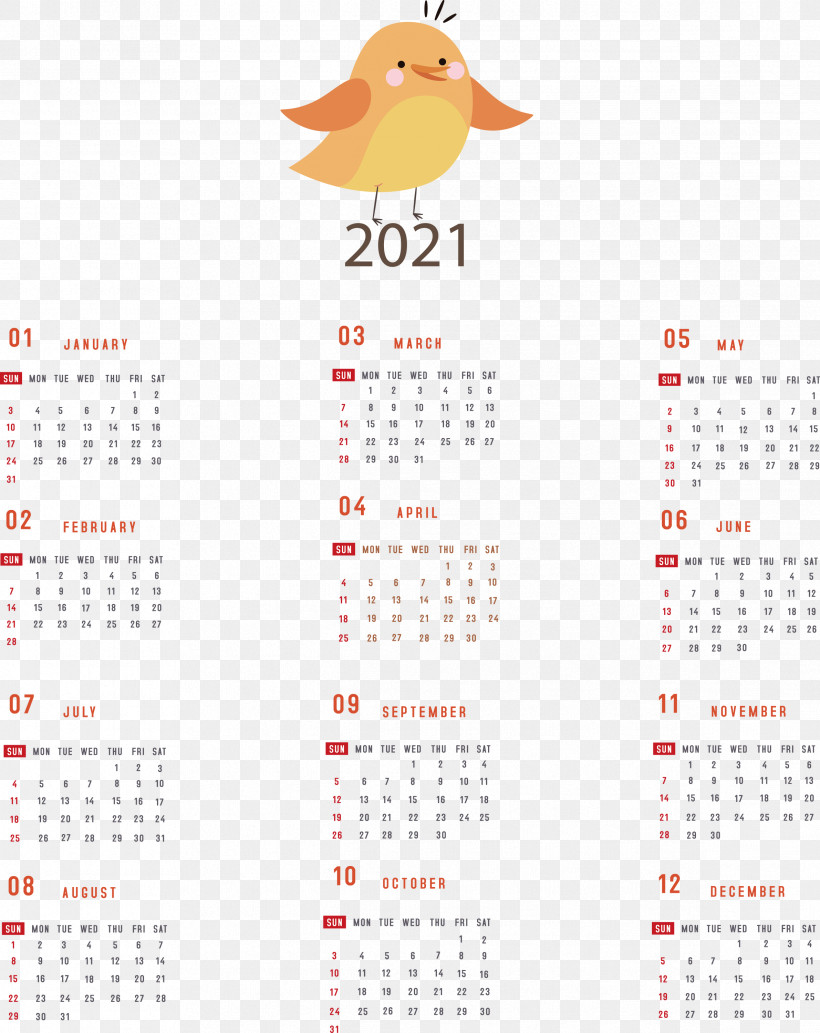 Printable 2021 Yearly Calendar 2021 Yearly Calendar, PNG, 2381x3000px, 2021 Yearly Calendar, Calendar System, Meter Download Free