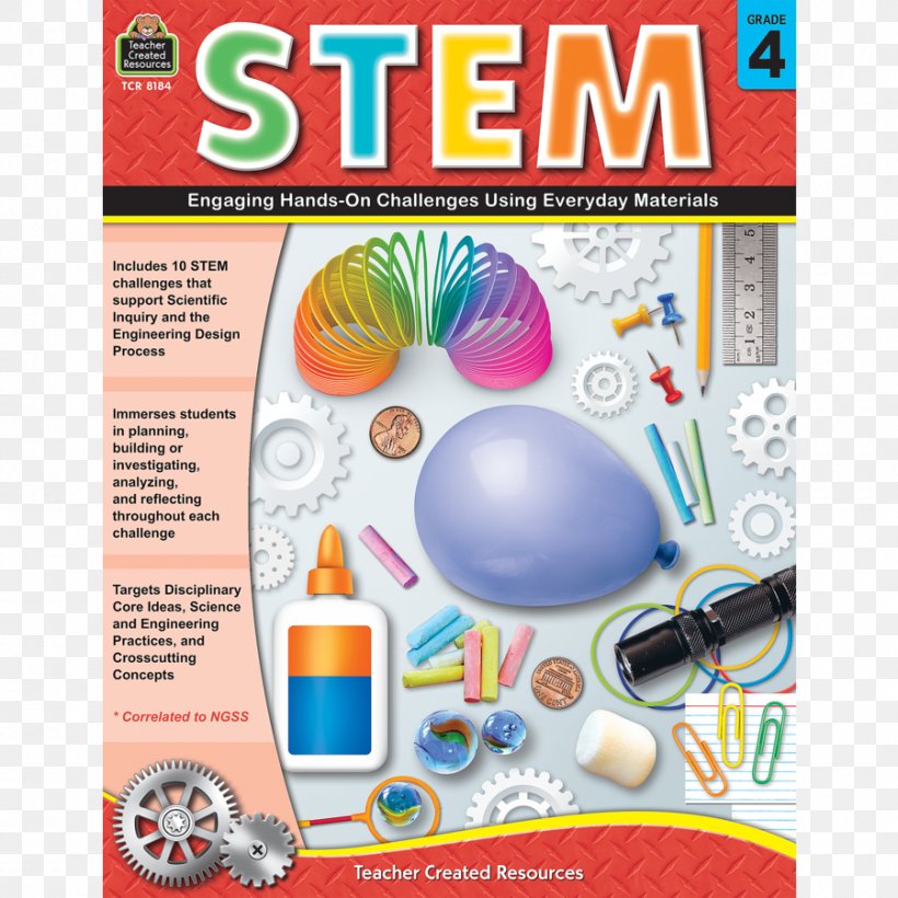 STEM: Engaging Hands-On Challenges Using Everyday Materials Science, Technology, Engineering, And Mathematics STEM: Engaging Hands-On Activities, PNG, 900x900px, Material, Book, Education, Educational Toy, Engineering Download Free