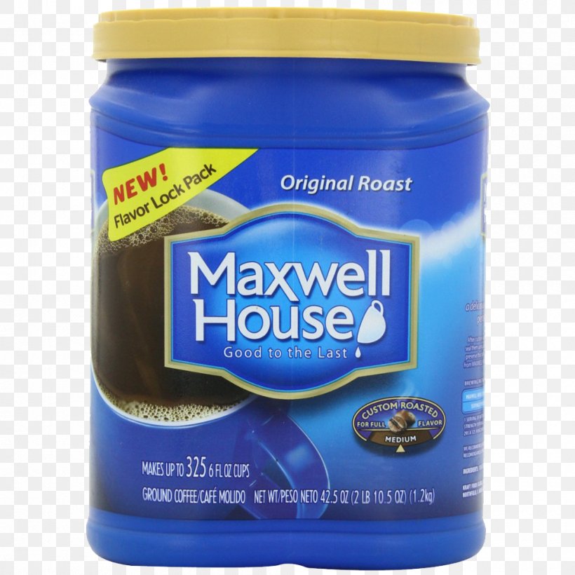 Coffee Maxwell House Food Roasting Decaffeination, PNG, 1000x1000px, Coffee, Amazoncom, Centimeter, Decaffeination, Diet Download Free