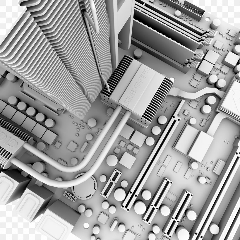 Motherboard Printed Circuit Board Electronic Component Integrated Circuit Switch, PNG, 1266x1266px, Motherboard, Black And White, Circuit Diagram, Computer, Computer Hardware Download Free