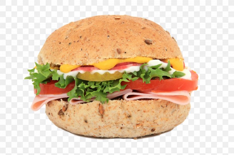 Hamburger Cheeseburger Ham And Cheese Sandwich, PNG, 2508x1672px, Hamburger, American Food, Bread, Breakfast Sandwich, Buffalo Burger Download Free