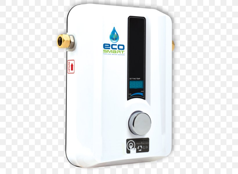 Tankless Water Heating EcoSmart ECO 11 EcoSmart Eco 27 Natural Gas, PNG, 600x600px, Tankless Water Heating, Electric Heating, Electricity, Electronic Device, Electronics Download Free
