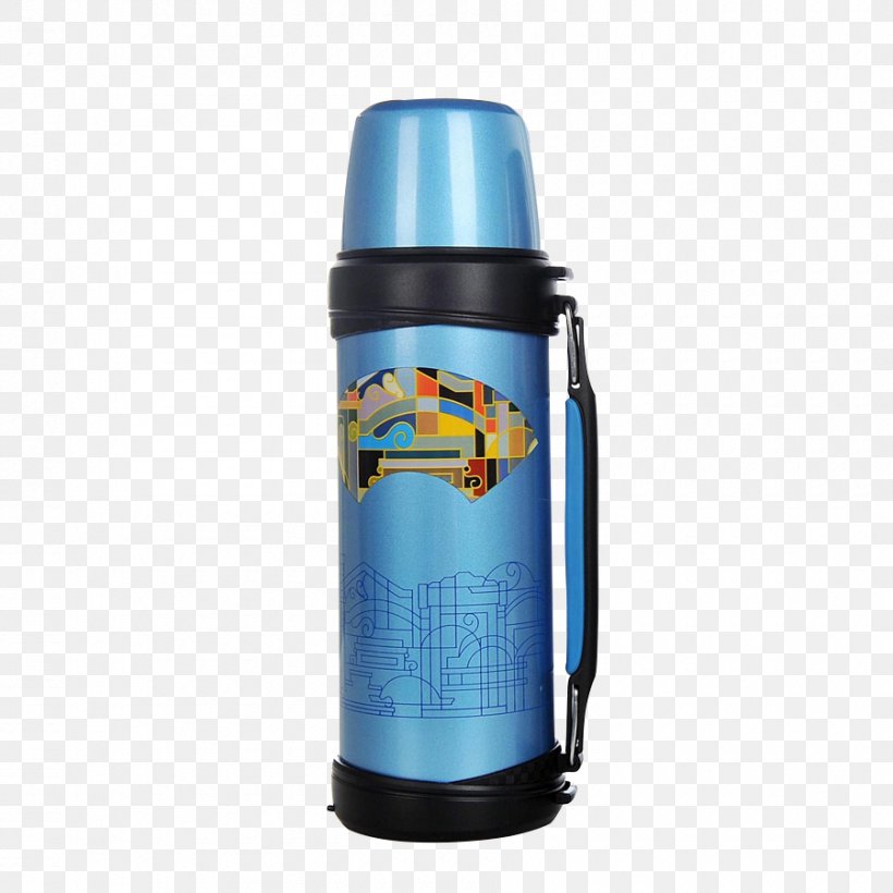 Water Bottle Vacuum Flask Stainless Steel Thermal Insulation, PNG, 900x900px, Water Bottle, Bottle, Cup, Drinkware, Electric Blue Download Free
