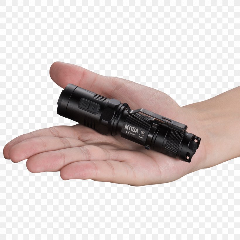 Flashlight Nitecore MT10A Lumen Light-emitting Diode, PNG, 1200x1200px, Light, Cree Inc, Flashlight, Hardware, Lamp Download Free