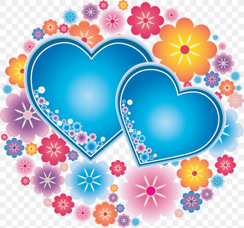 Heart Vector Graphics Flower Clip Art Valentine's Day, PNG, 902x844px, Heart, Floral Design, Flower, Love, Petal Download Free