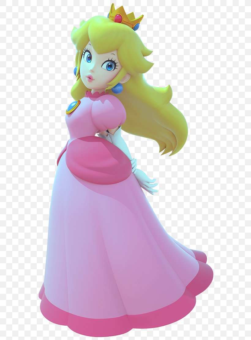Super Princess Peach Super Mario Bros. Toad, PNG, 629x1111px, Princess Peach, Doll, Fictional Character, Figurine, Luigi Download Free