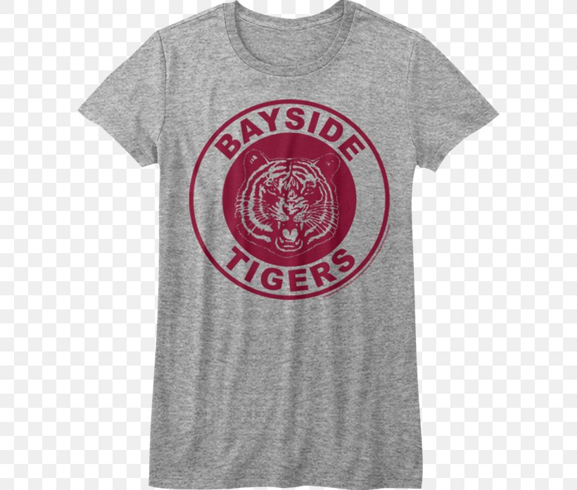 T-shirt Zachary 'Zack' Morris Kelly Kapowski Detroit Tigers A.C. Slater, PNG, 600x697px, Tshirt, Active Shirt, Bluza, Brand, Clothing Download Free