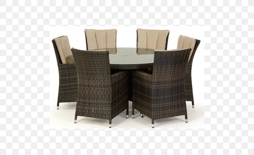 Table Garden Furniture Chair Rattan, PNG, 500x500px, Table, Armrest, Bench, Chair, Couch Download Free