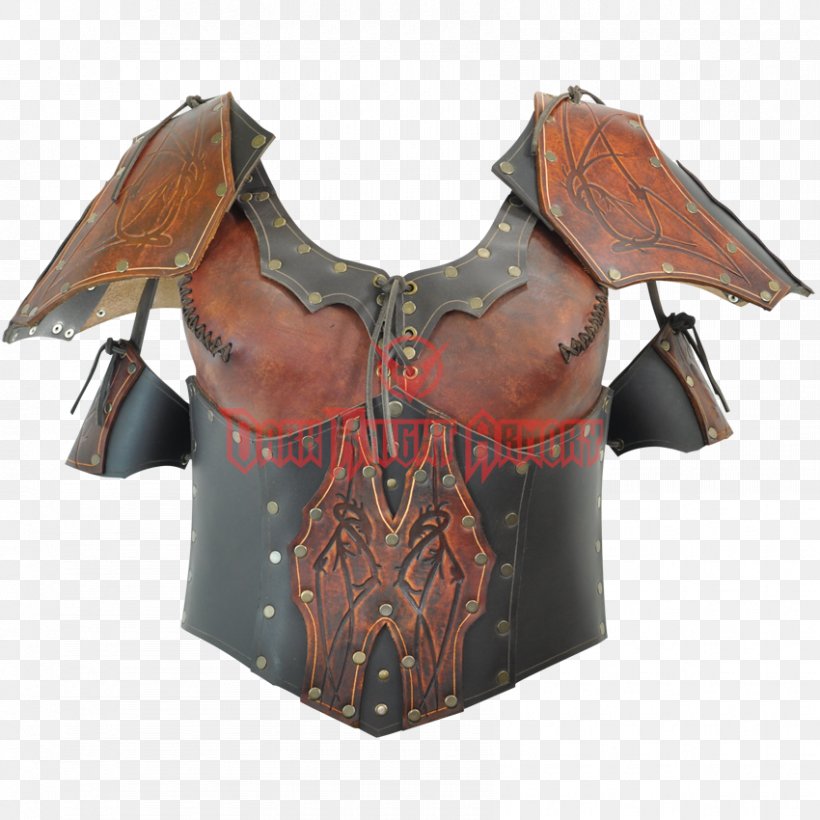 Breastplate Cuirass Armour Outerwear Sleeve, PNG, 850x850px, Breastplate, Armour, Brown, Cuirass, Neck Download Free
