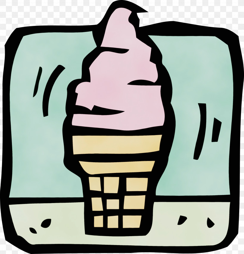 Ice Cream Cones, PNG, 2884x3000px, Watercolor, Cake, Chocolate, Churro, Cream Download Free