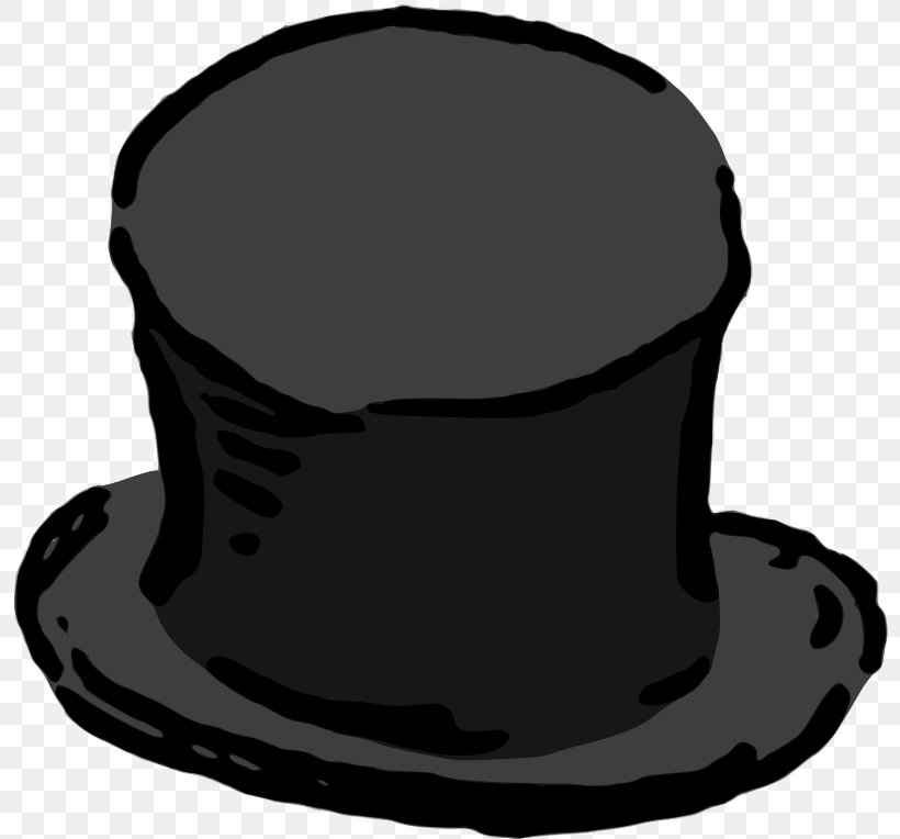 Top Hat Cap Clip Art, PNG, 800x764px, Top Hat, Black And White, Bowler Hat, Cap, Fedora Download Free
