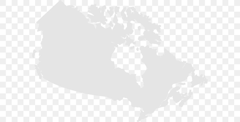 Canada Map Clip Art, PNG, 600x418px, Canada, Black, Black And White, Cloud, Grey Download Free