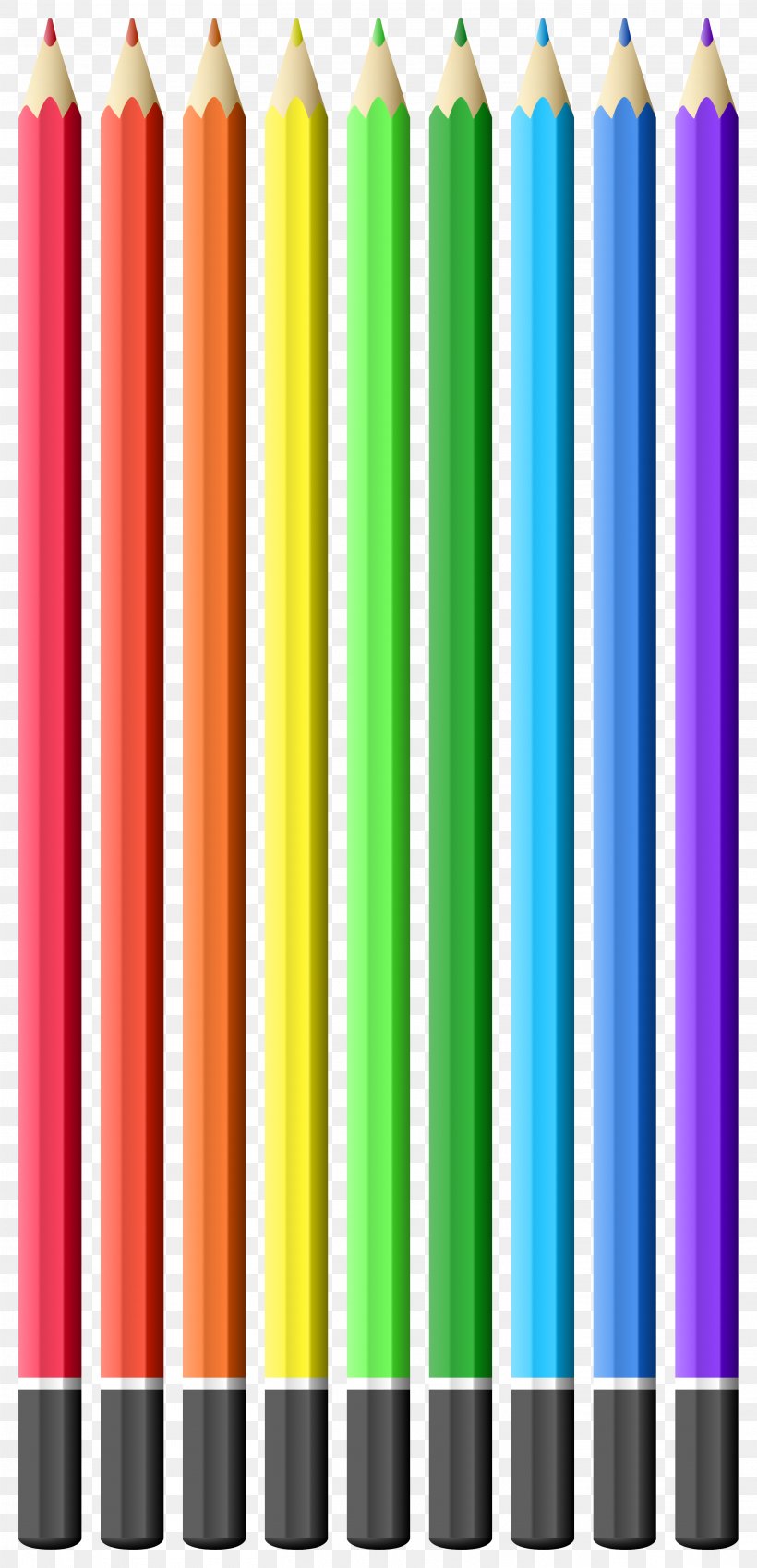 Colored Pencil Clip Art, PNG, 2821x5846px, Colored Pencil, Color, Crayola, Drawing, Fabercastell Download Free