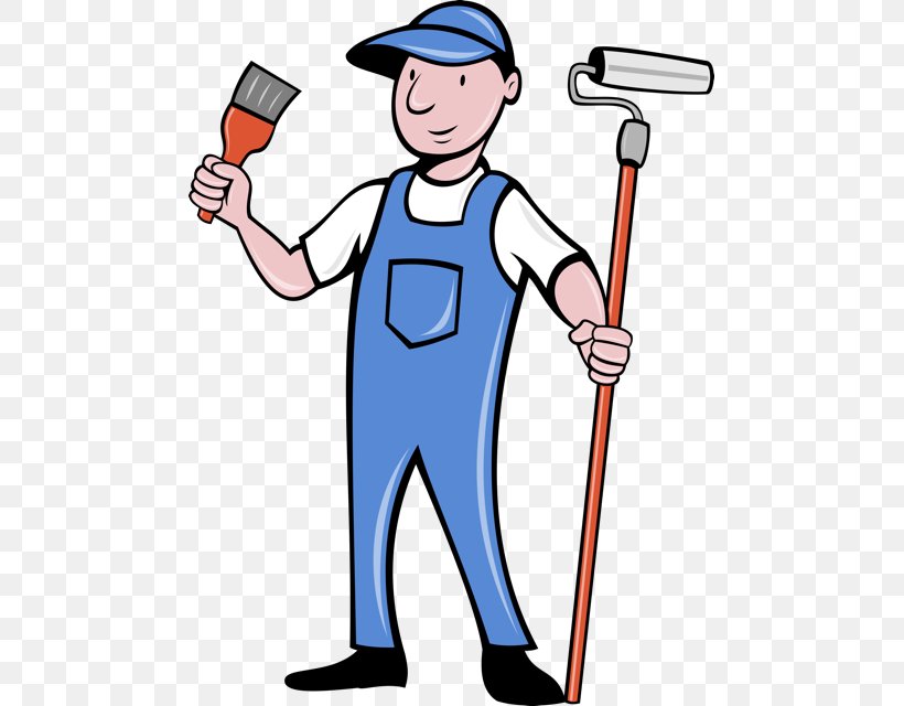 Paint Rollers House Painter And Decorator Painting, PNG, 477x640px, Paint Rollers, Artwork, Cartoon, Drawing, Headgear Download Free