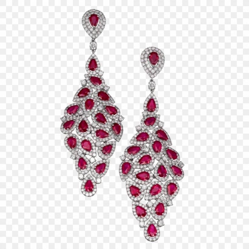 Ruby Earring Jewellery Gemstone Diamond, PNG, 1000x1000px, Ruby, Bead, Body Jewellery, Body Jewelry, Christmas Decoration Download Free
