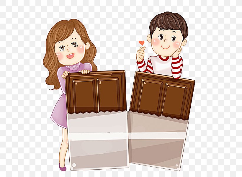 Couple Significant Other Illustration, PNG, 600x600px, Couple, Chocolate, Food, Gratis, Pen Download Free