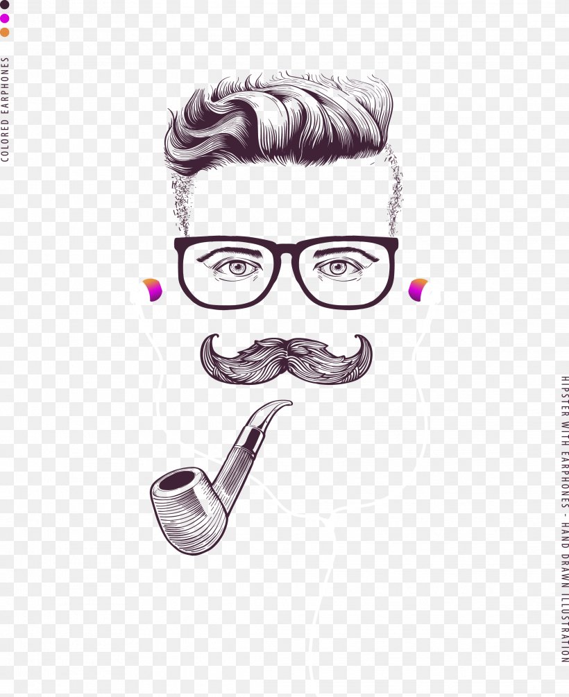 Tobacco Pipe Hipster Stock Photography Illustration, PNG, 2279x2794px, Tobacco Pipe, Art, Beard, Cool, Eyewear Download Free