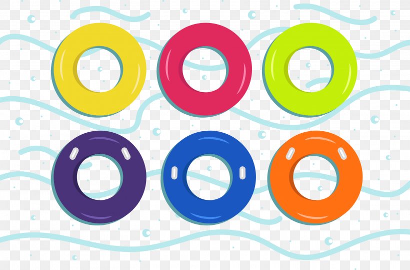 Yellow Swim Ring Red Green, PNG, 2917x1920px, Yellow, Area, Brand, Color, Gratis Download Free