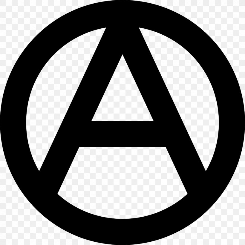 Anarchy Anarchism Symbol What Is Property?, PNG, 1200x1200px, Anarchy, Anarchism, Anarchist Communism, Area, Black And White Download Free