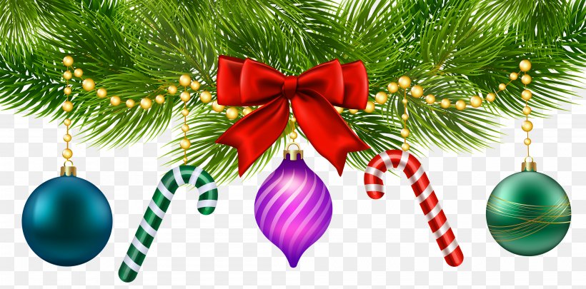 Christmas Tree Christmas Ornament Garland, PNG, 4000x1980px, Christmas, Christmas Decoration, Christmas Ornament, Christmas Tree, Com Download Free