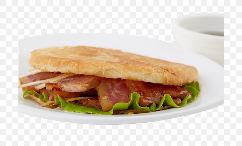 Breakfast Sandwich Rou Jia Mo Hamburger Pasty Fast Food, PNG, 700x497px, Breakfast Sandwich, American Food, Bacon Sandwich, Beef, Biscuit Download Free
