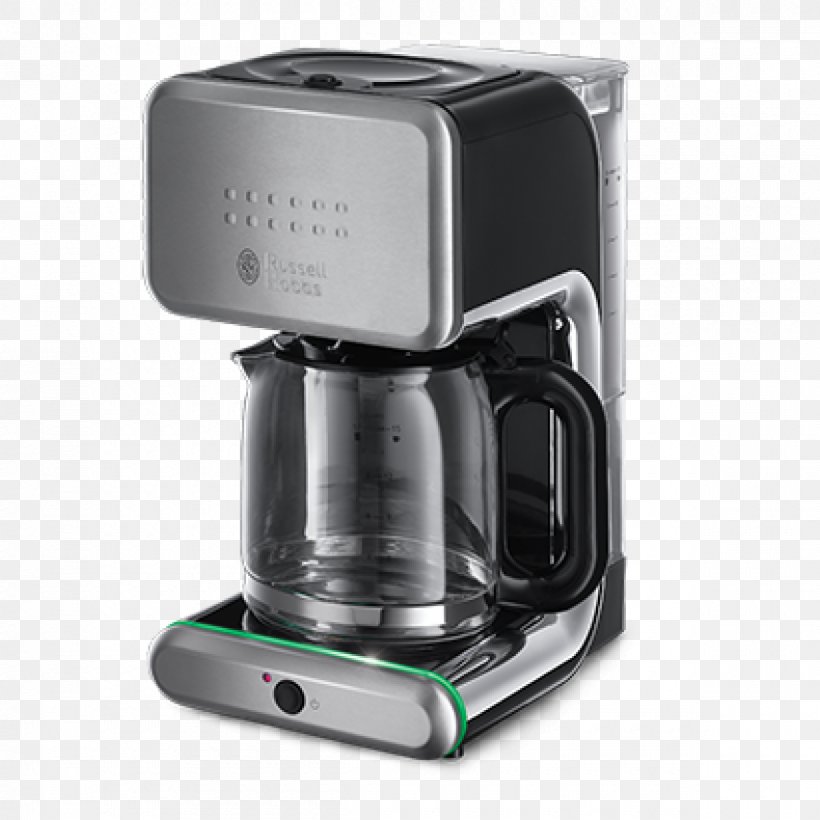 Coffeemaker Cafe Brewed Coffee Russell Hobbs, PNG, 1200x1200px, Coffee, Barista, Brewed Coffee, Cafe, Coffeemaker Download Free