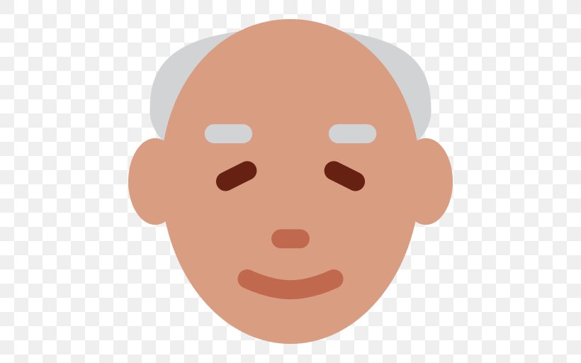 Emoji Old Age Symbol Man Male, PNG, 512x512px, Emoji, Body Language, Cartoon, Cheek, Child Download Free