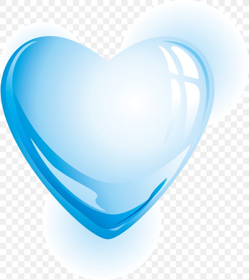 Euclidean Vector Heart Water Drop, PNG, 1378x1550px, Blue, Aqua, Azure, Color, Computer Graphics Download Free