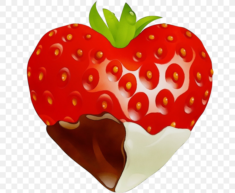 Strawberry, PNG, 670x673px, Watercolor, Accessory Fruit, Berry, Food, Fruit Download Free