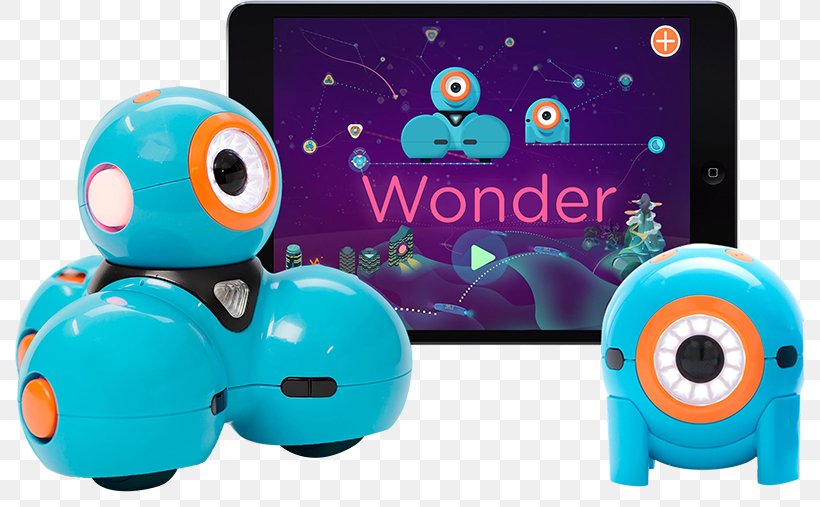 Wonder Workshop Dash & Dot Wonder Pack Wonder Workshop Dash Robot DA01 Wonder Workshop Wb12 Dash And Dot Robot Pack, PNG, 790x507px, Wonder Workshop, Blue, Educational Robotics, Multimedia, Robot Download Free