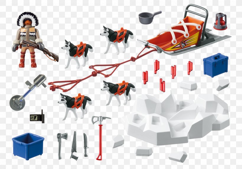 Arctic Playmobil Husky Dog Sled, PNG, 2000x1400px, Arctic, Animal Figure, Arctic Exploration, Dog, Dog Sled Download Free