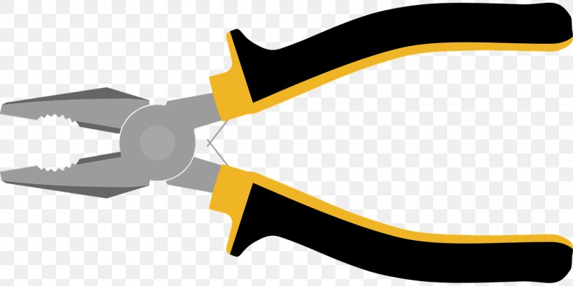Hand Tool Lineman's Pliers Needle-nose Pliers Clip Art, PNG, 1280x640px, Hand Tool, Diagonal Pliers, Kitchen Tongs, Linemans Pliers, Logo Download Free