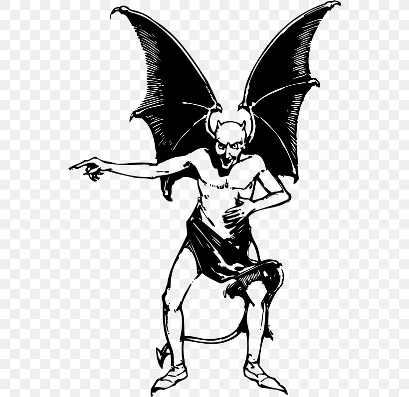Lucifer Satanism Devil, PNG, 550x796px, Lucifer, Art, Black And White, Butterfly, Costume Design Download Free
