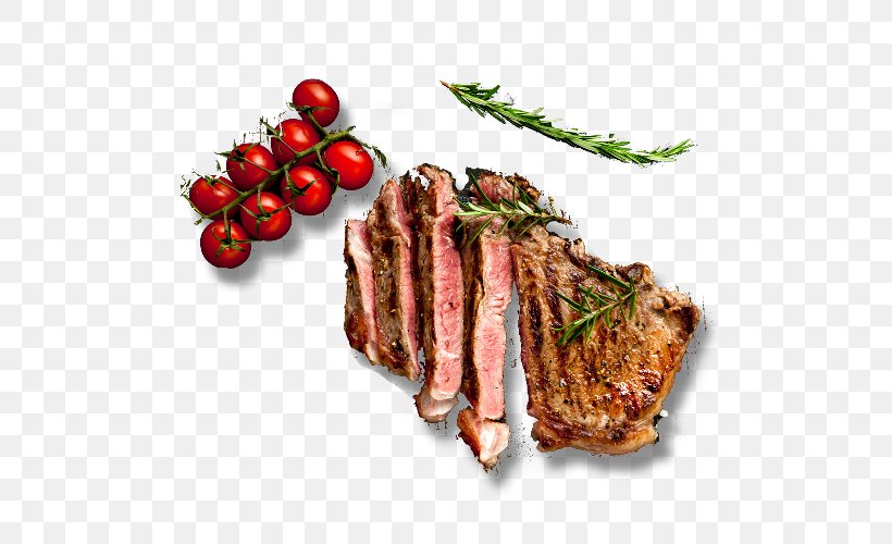 Sirloin Steak Roast Beef Game Meat Beef Tenderloin Rib Eye Steak, PNG, 500x500px, Sirloin Steak, Animal Source Foods, Beef, Beef Tenderloin, Dish Download Free