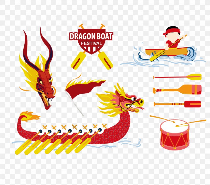 Dragon Boat Festival Clip Art, PNG, 2080x1836px, Dragon Boat, Art, Boat, Border, Dragon Download Free