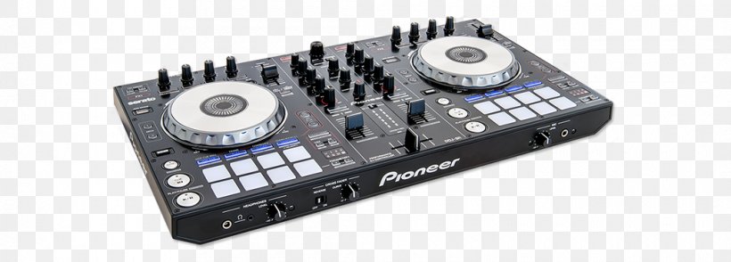Pioneer DDJ-SR DJ Controller Pioneer DJ Disc Jockey Virtual DJ, PNG, 1040x373px, Pioneer Ddjsr, Audio, Audio Mixers, Cdj, Circuit Component Download Free