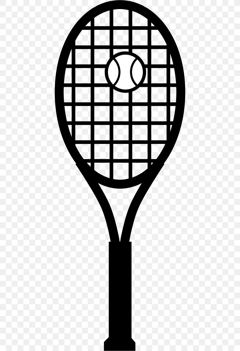 Rakieta Tenisowa Racket Tennis Clip Art, PNG, 446x1200px, Rakieta Tenisowa, Area, Ball, Black And White, Free Content Download Free