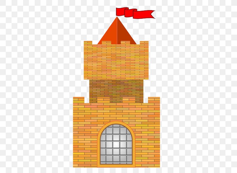 Castle Royalty-free Stock Illustration Clip Art, PNG, 600x600px, Castle, Brick, Building, Facade, Orange Download Free