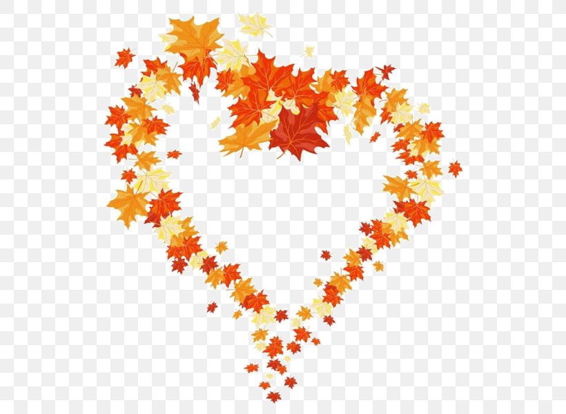 Autumn Leaf Color Clip Art, PNG, 600x600px, Autumn Leaf Color, Autumn, Heart, Leaf, Love Download Free