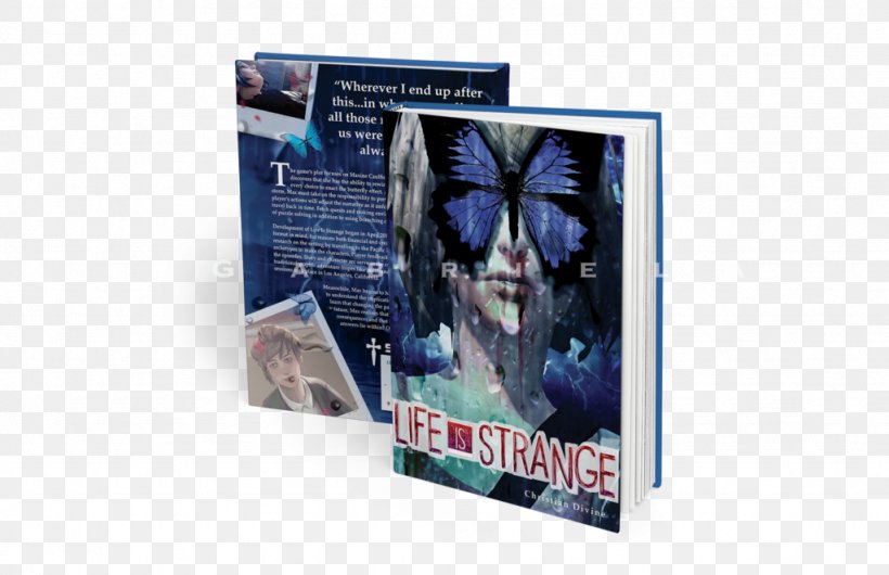 Life Is Strange Book Cover Text, PNG, 1024x663px, Life Is Strange, Advertising, Book, Book Cover, Dvd Download Free