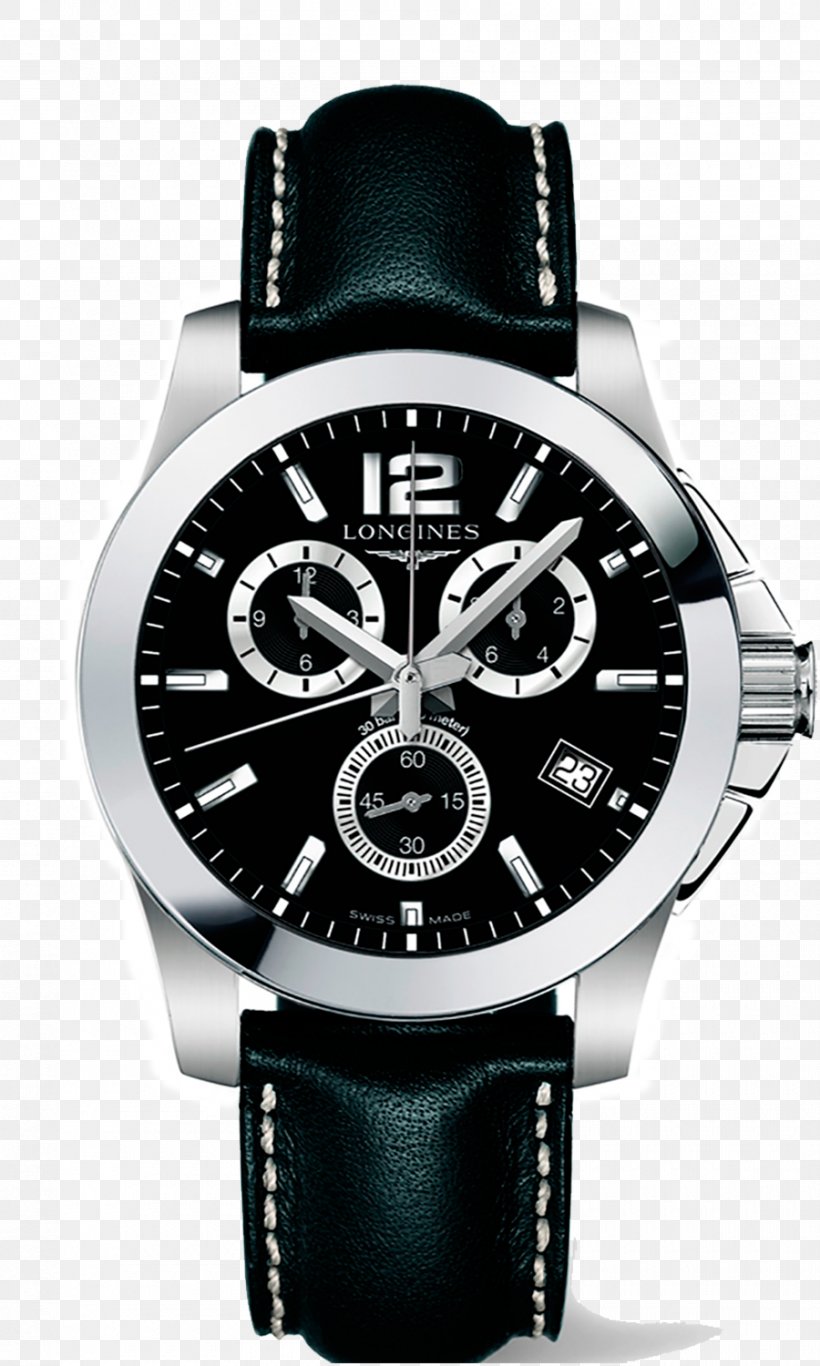 Longines Chronograph Watch Quartz Clock Swiss Made, PNG, 900x1500px, Longines, Brand, Chronograph, Metal, Movement Download Free