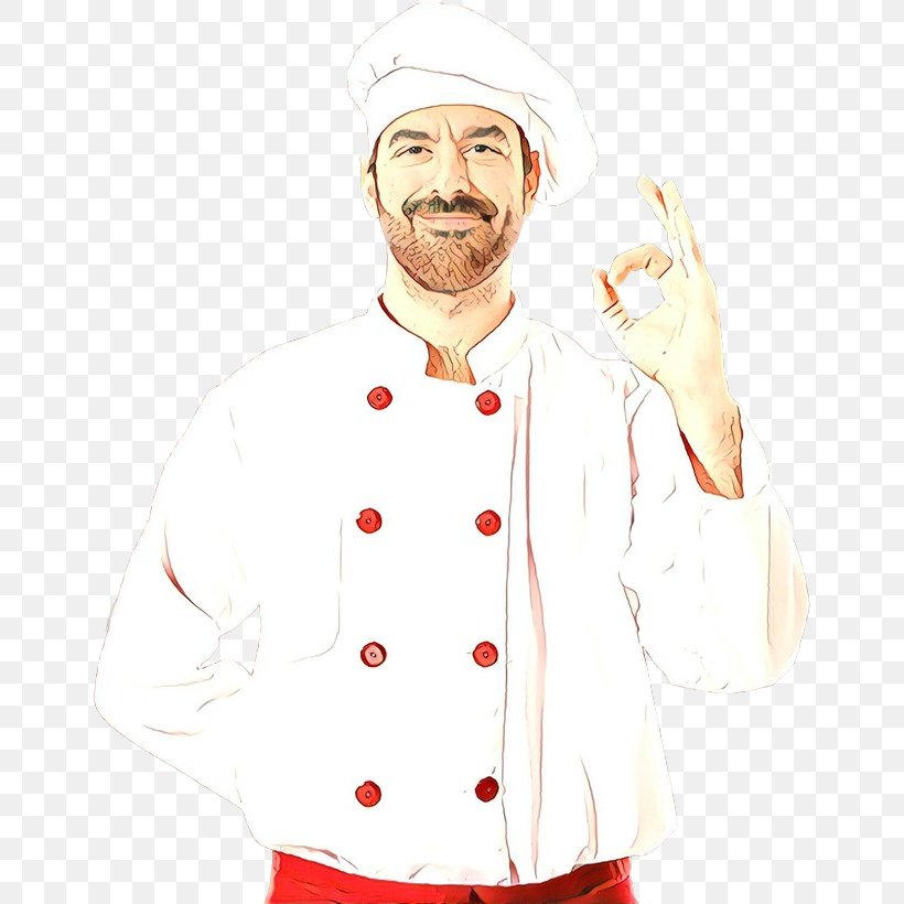 Cook Chef Gesture Chef's Uniform Uniform, PNG, 650x820px, Cartoon, Chef, Chefs Uniform, Chief Cook, Cook Download Free