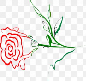 Rose - Floral Design Cut Flowers Rose Petal Plant Stem PNG