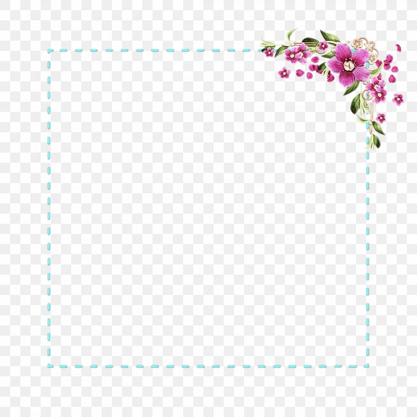 Pink Flower Cartoon, PNG, 2289x2289px, Picture Frames, Floral Design, Flower, Paper Product, Pink M Download Free
