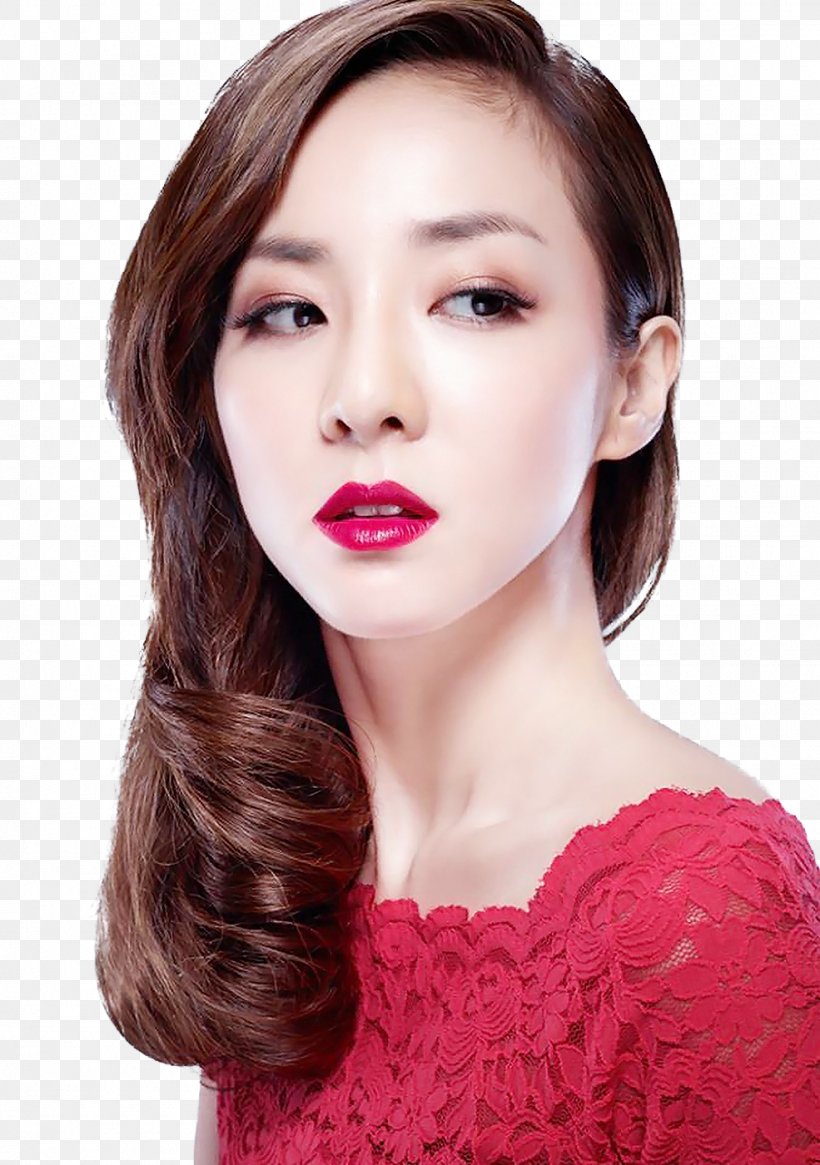 Sandara Park South Korea 2NE1 Cosmetics K-pop, PNG, 985x1400px, Watercolor, Cartoon, Flower, Frame, Heart Download Free