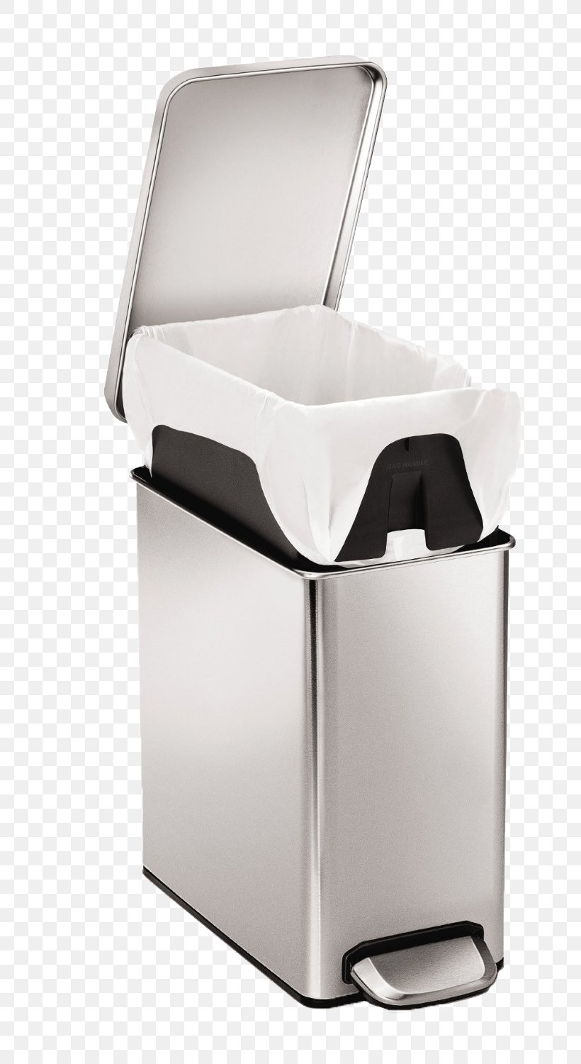 Waste Container Simplehuman Stainless Steel Liter, PNG, 790x1500px, Waste Container, Bin Bag, Box, Bucket, Furniture Download Free